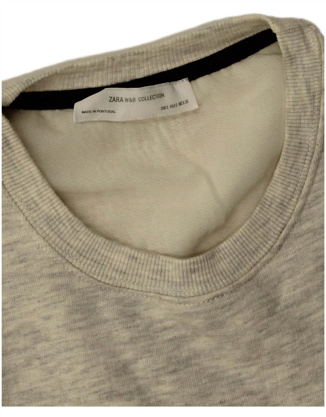 Zara Robe tunique pour femme UK 10 Petit polyester moucheté gris