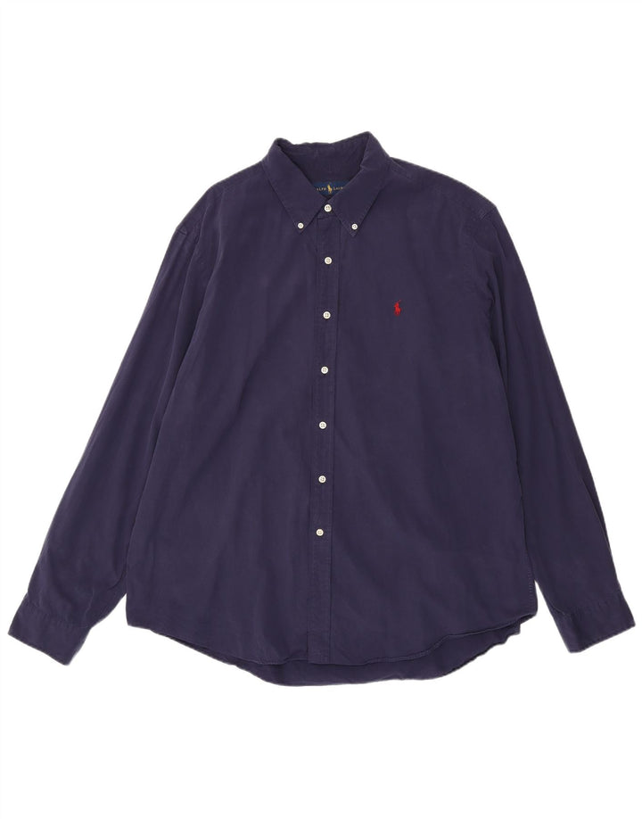 Ralph Lauren Chemise Homme 2XL Bleu Marine Coton