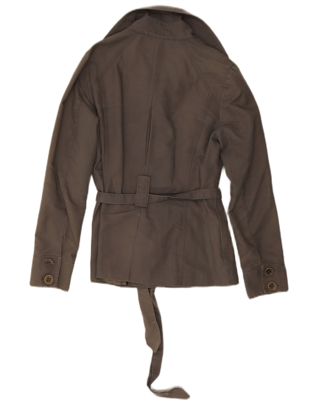 TED BAKER Trench court femme taille 1 XS coton gris