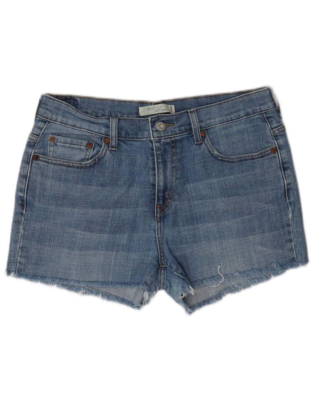 Levi's Short en Jean 515 Femme US 10 Large W34 Bleu Coton