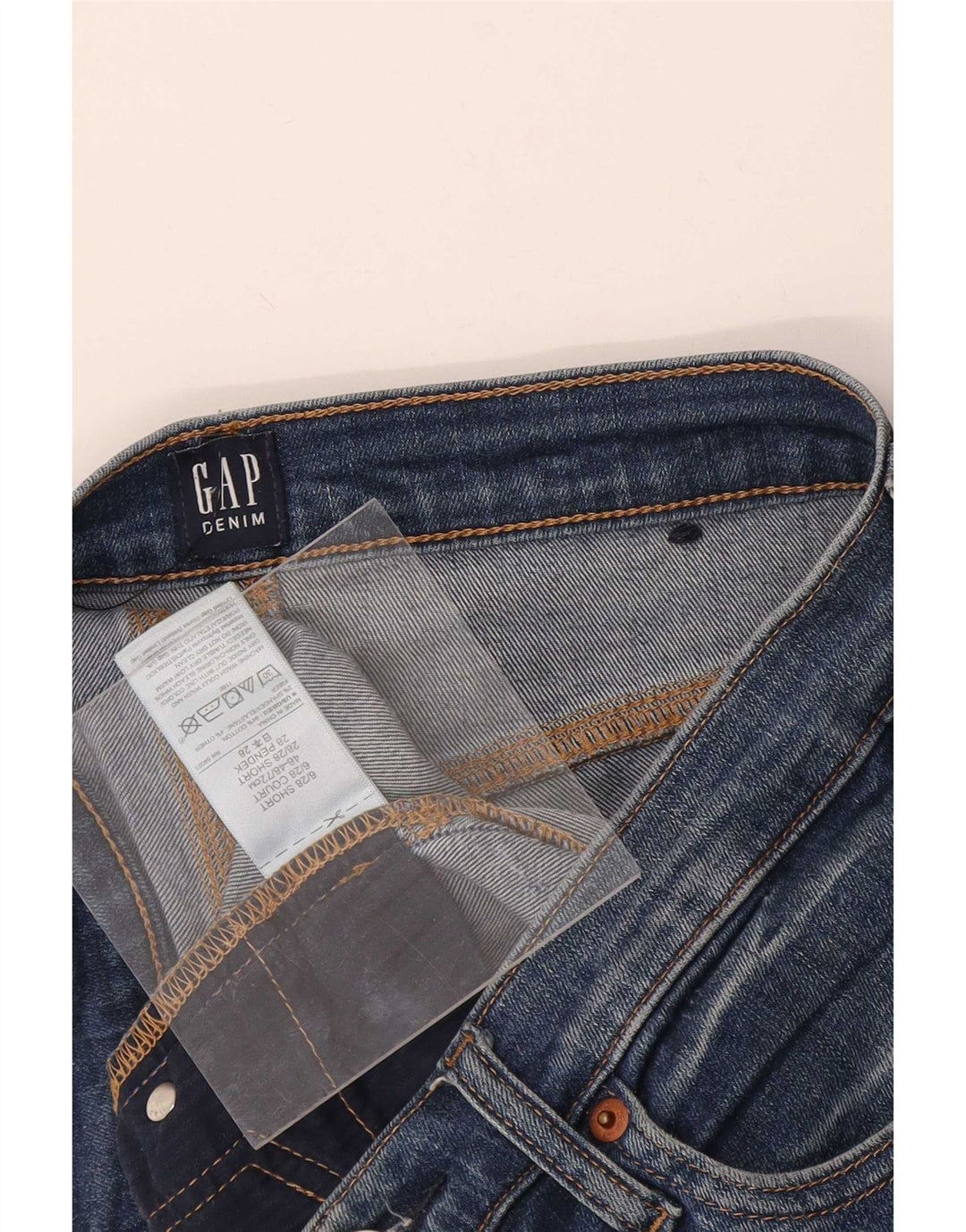 Gap Jean Slim Femme W28 L28 Bleu Coton