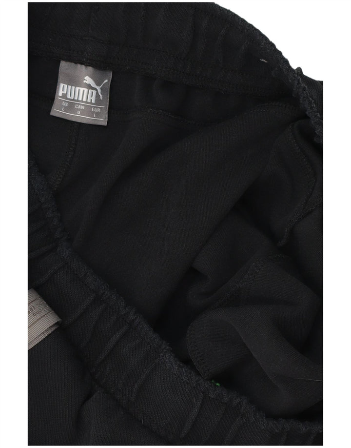 PUMA Short de sport graphique pour hommes, grand, noir