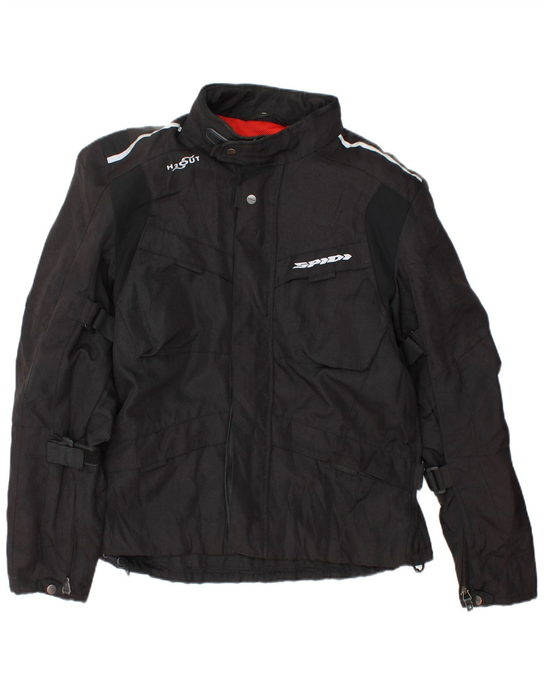 Spidi Veste de moto graphique pour homme UK 40 Large Noir