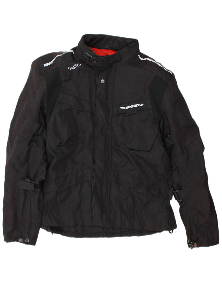 Spidi Veste de moto graphique pour homme UK 40 Large Noir