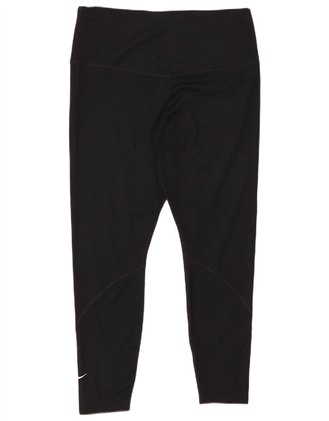 NIKE Legging court Dri Fit pour femme UK 18 XL Noir Polyester