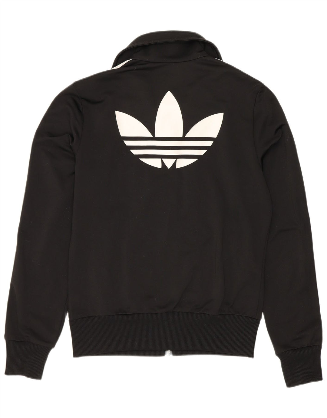 Adidas Femmes Graphique Survêtement Top Veste EU 38 Petit Noir Polyester