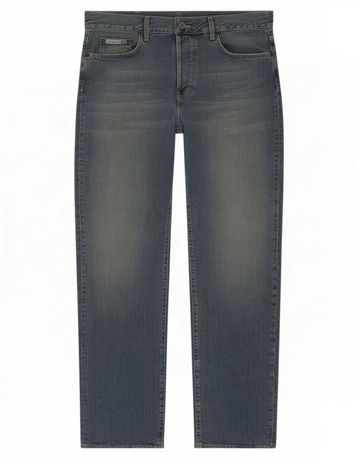 Calvin Klein Jean droit homme W32 L33 bleu