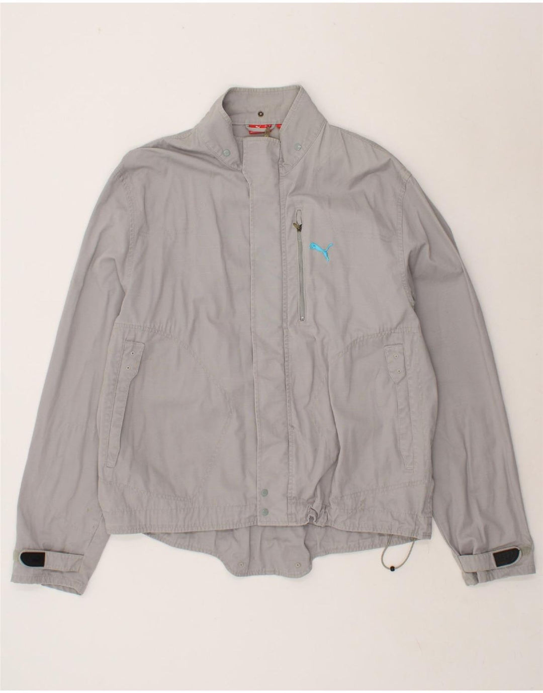 PUMA Mens Bomber Jacket UK 42 XL Grey Cotton Vintage Puma and Second-Hand Puma from Messina Hembry 