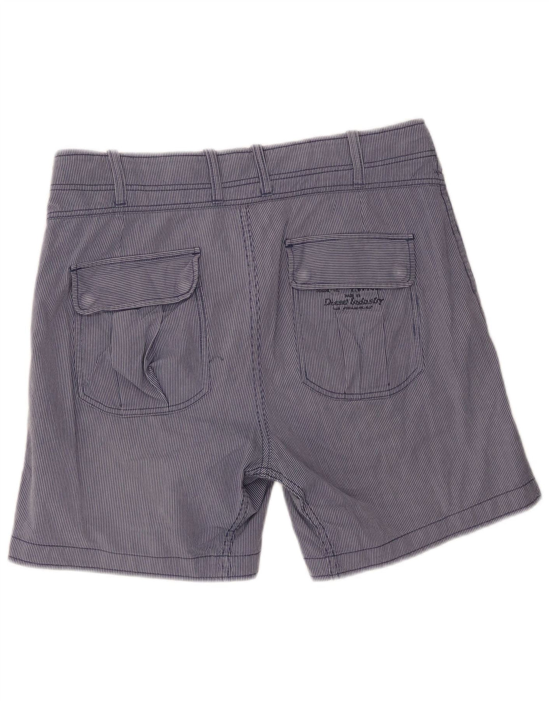 Diesel Short décontracté pour homme W32 en coton rayé bleu grand