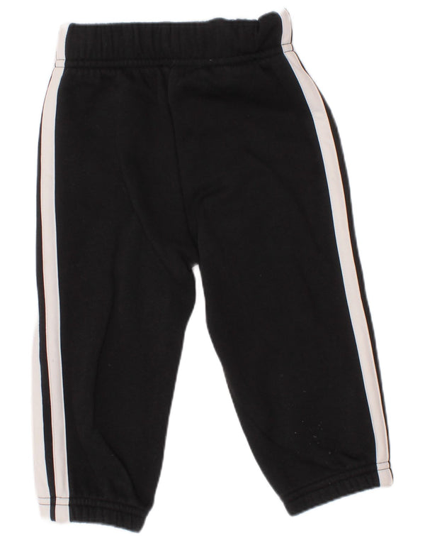 Adidas Pantalon de survêtement de jogging pour bébé garçon 9-12 mois en coton noir