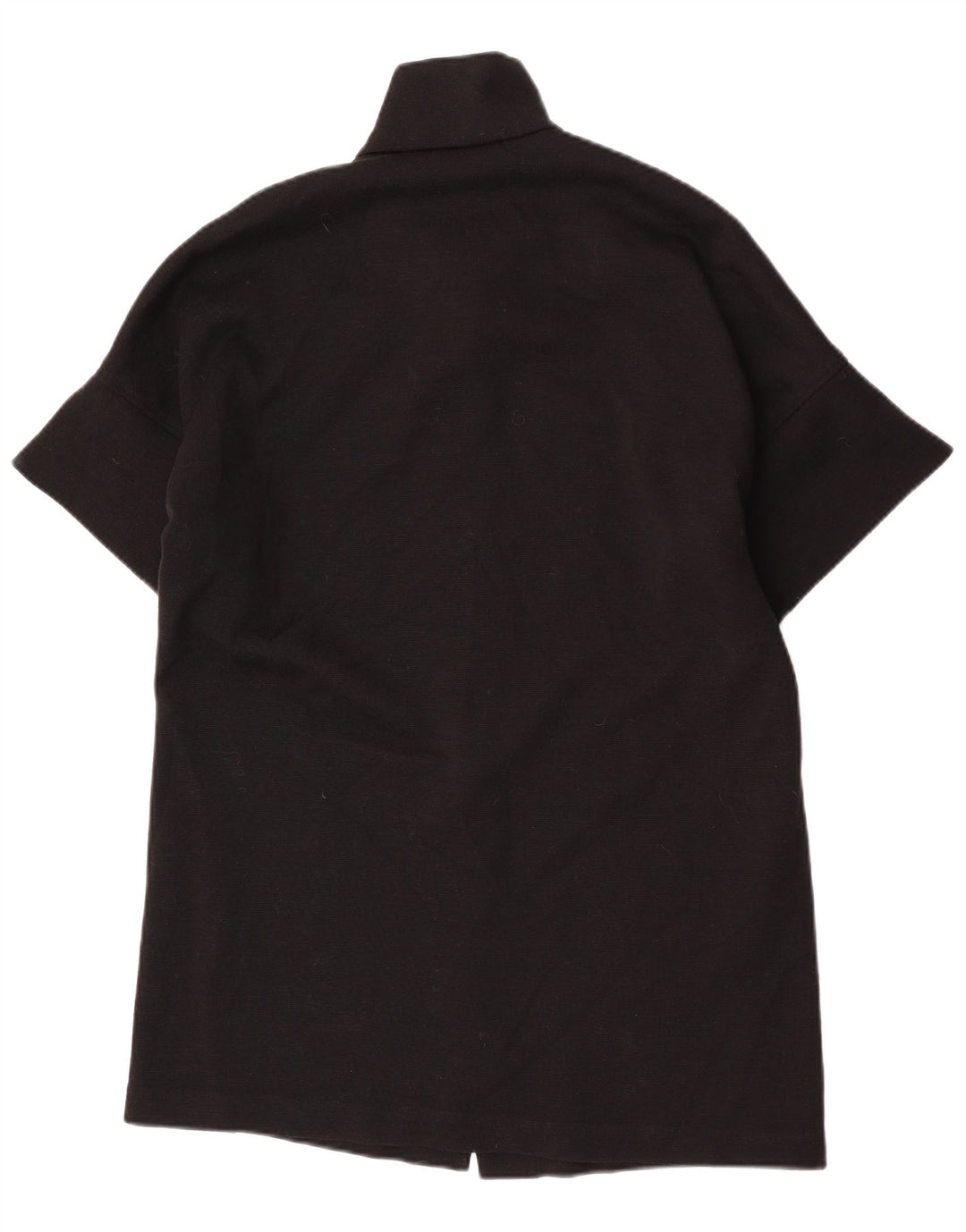 Perte by Krizia Haut cardigan long pour femme UK 12 Noir moyen