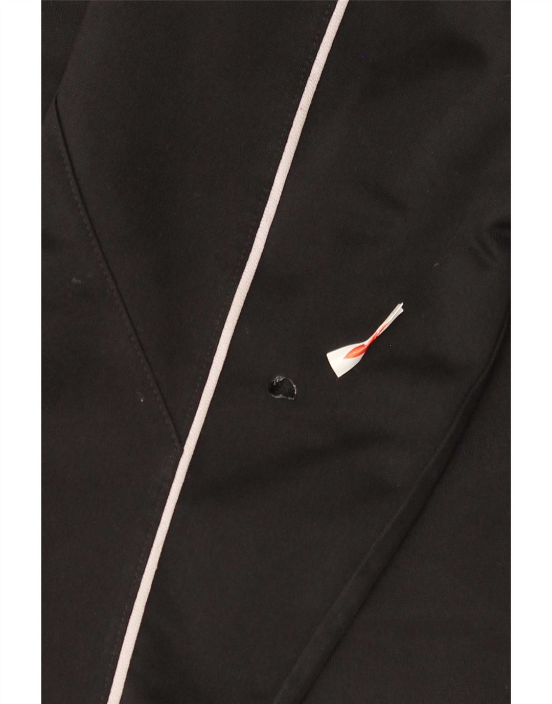 Adidas Veste de survêtement pour homme UK 42/44 Large Noir Colourblock Polyester