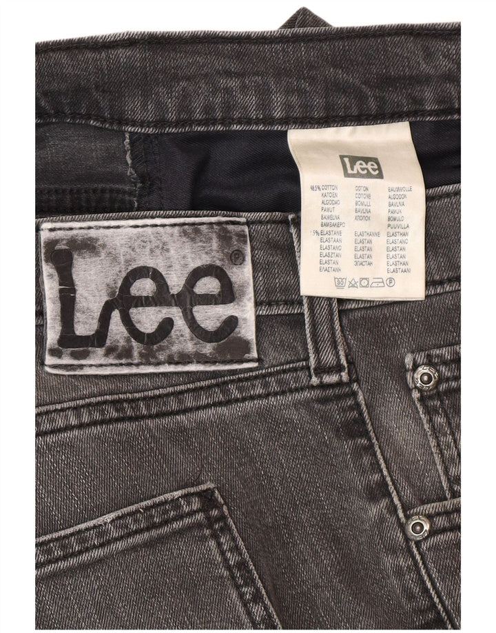 Lee Jean slim Luke en détresse W36 L32 pour homme en coton gris