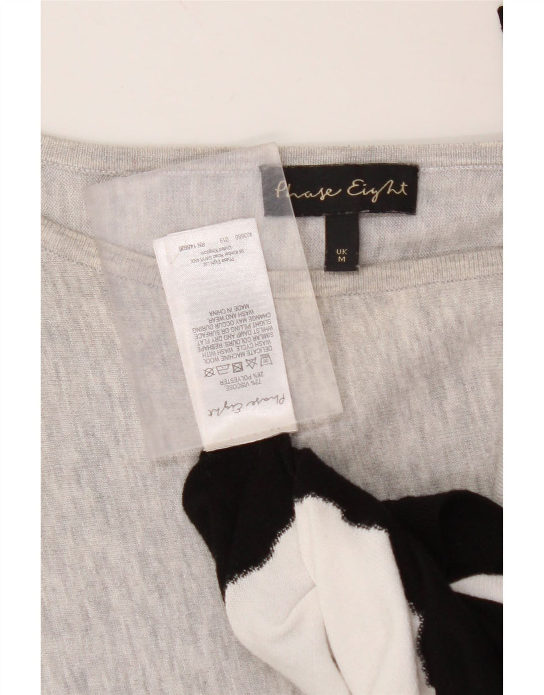 PHASE EIGHT Pull surdimensionné à col bateau pour femme UK 14 Gris moyen