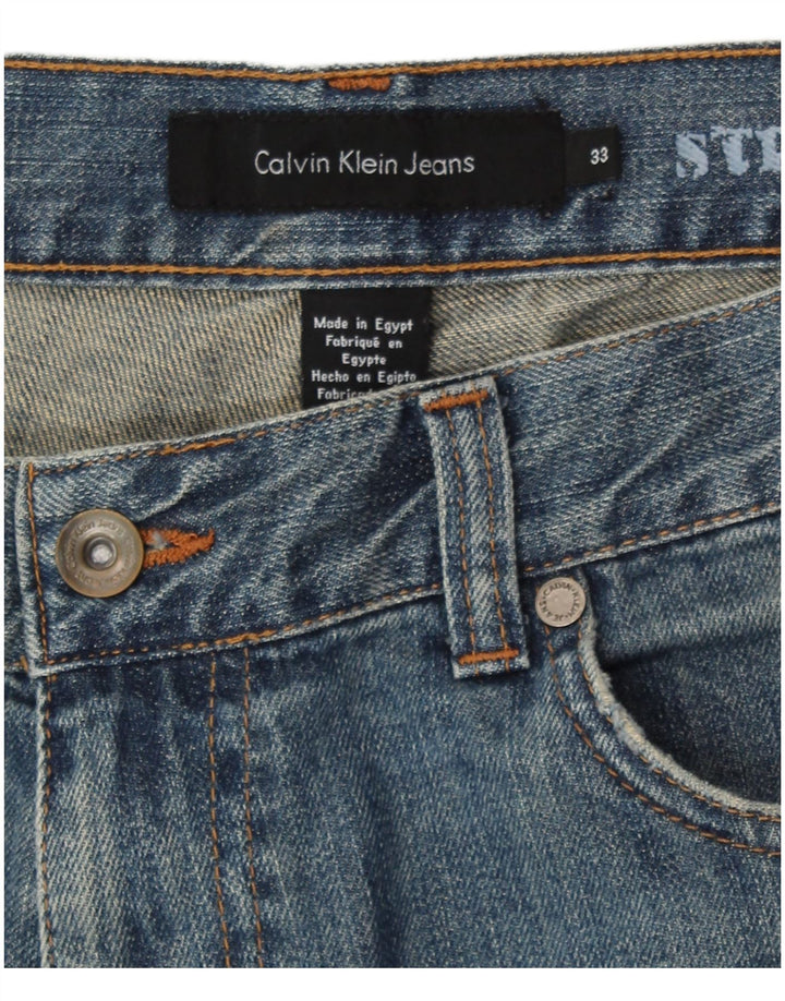 Calvin Klein Short en jean W33 pour homme en coton bleu moyen