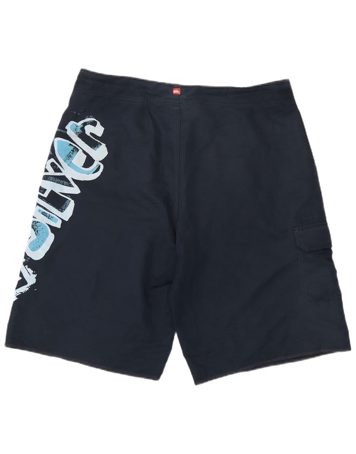 Quiksilver Short de bain graphique homme grand bleu marine polyester