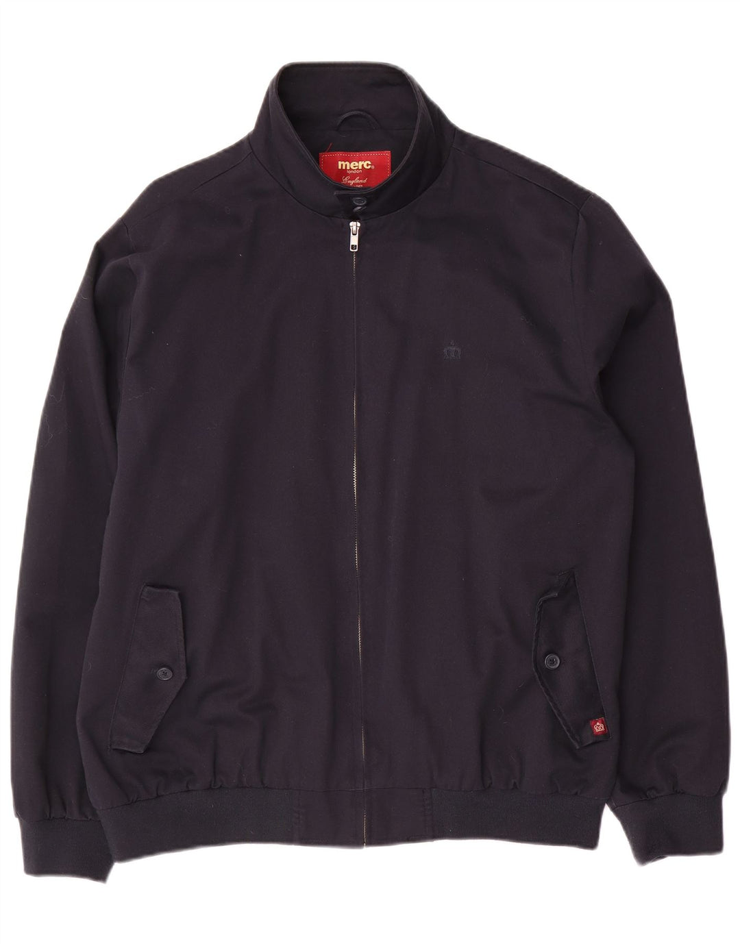 Merc Veste Bomber Homme UK 42 XL Bleu Marine Coton
