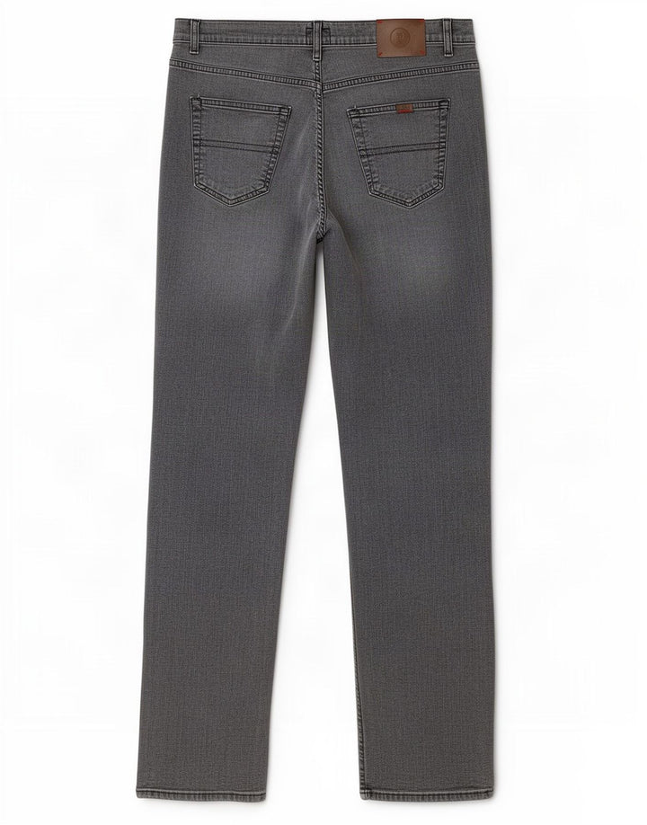 Trussardi Jean Droit W36 L34 Gris Coton Homme