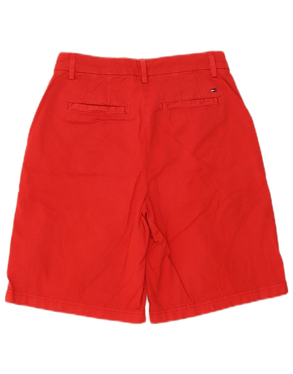 Tommy Hilfiger Short Chino Femme UK 4 XS W26 Coton Rouge