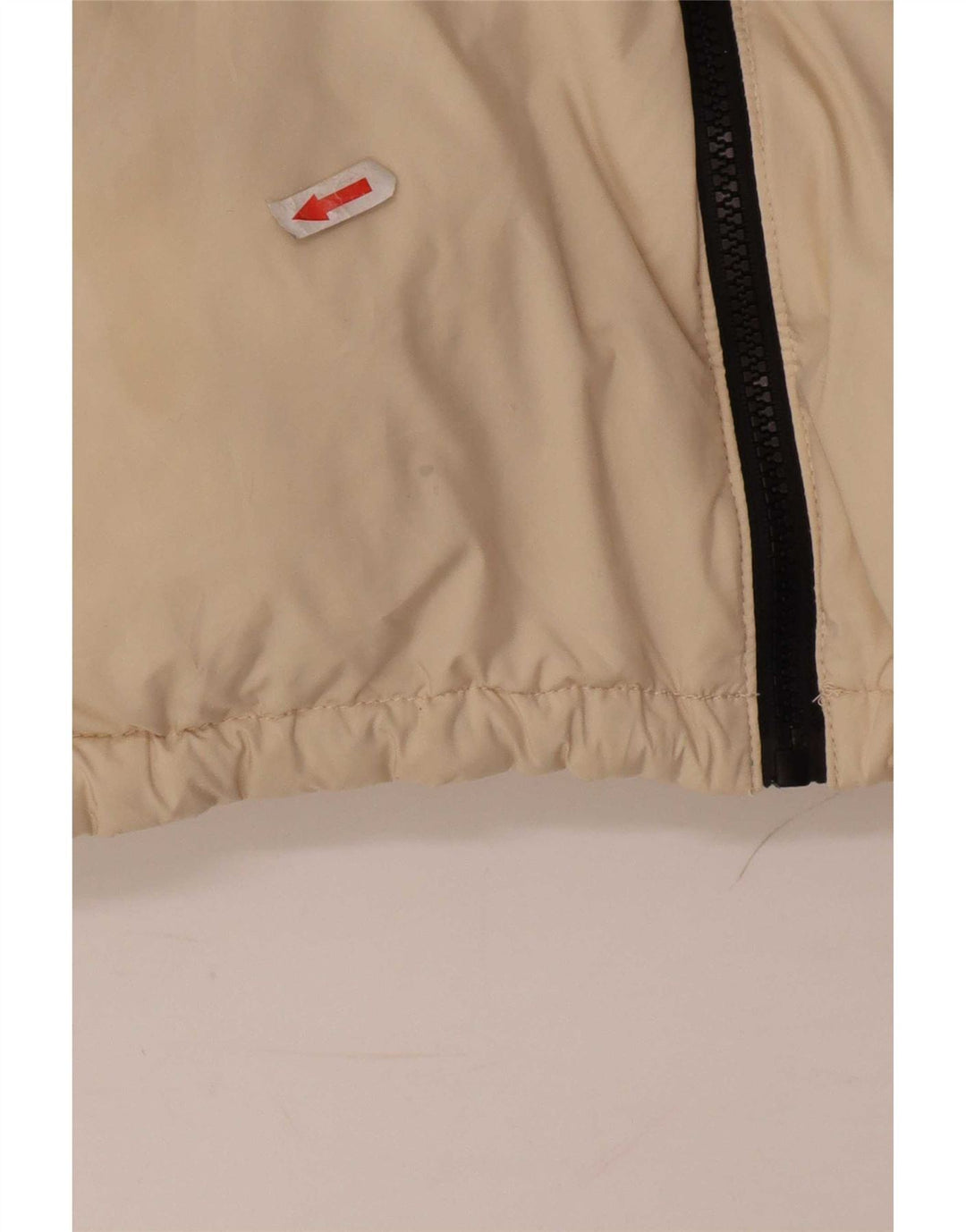 Zara Veste rembourrée pour femme UK 16 Large Polyester Blanc Cassé