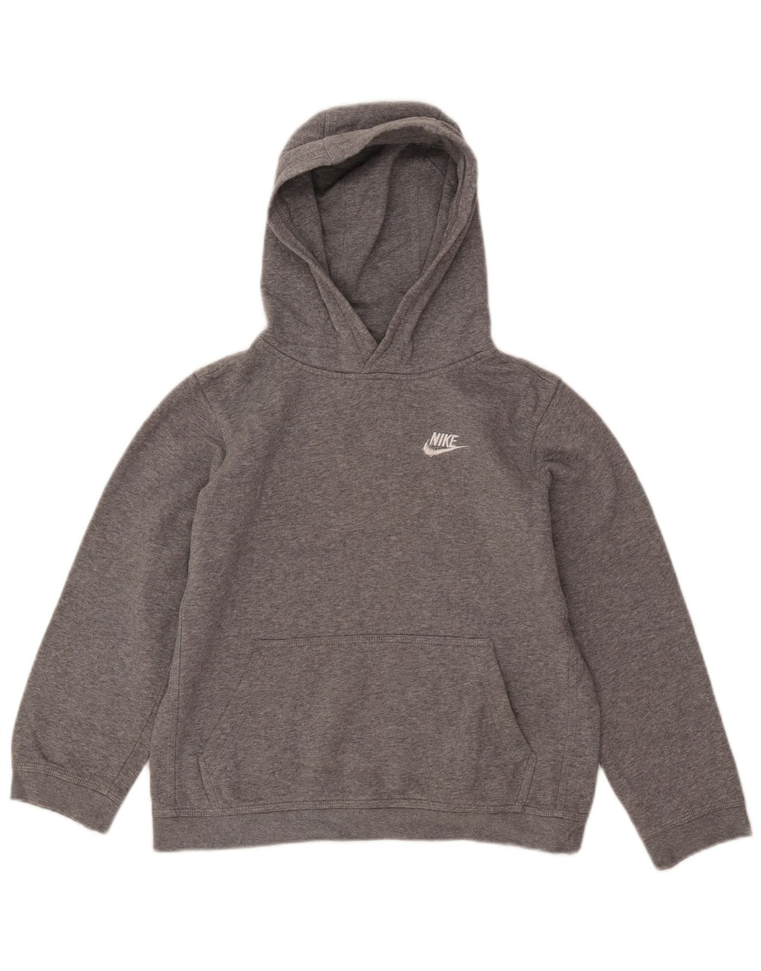 NIKE Pull à capuche coupe standard pour garçon 12-13 ans Grand Gris Coton