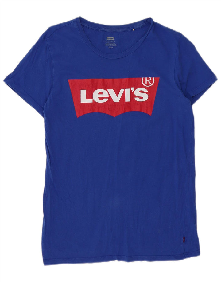 Levi's T-Shirt Graphique Homme Petit Bleu Coton