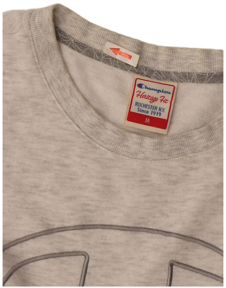Champion Sweat-shirt graphique Heritage Fit pour femme UK 14 Gris moyen