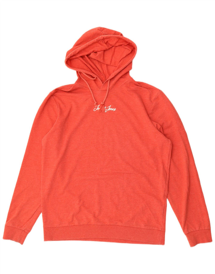 Jack & Jones Pull à capuche pour homme XL Rouge Polyester