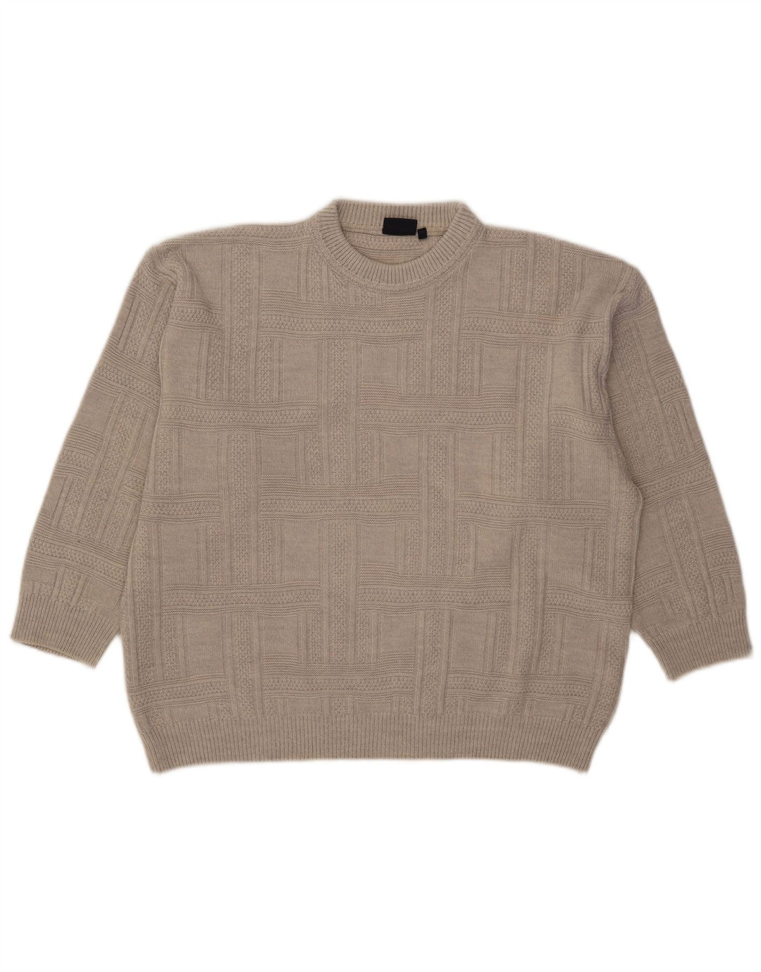 Nick Taylor Pull ras du cou pour homme XL Gris Acrylique