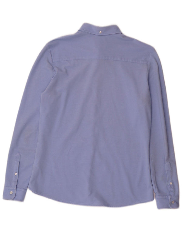 Gant Chemise Femme UK 10 Petit Bleu Coton