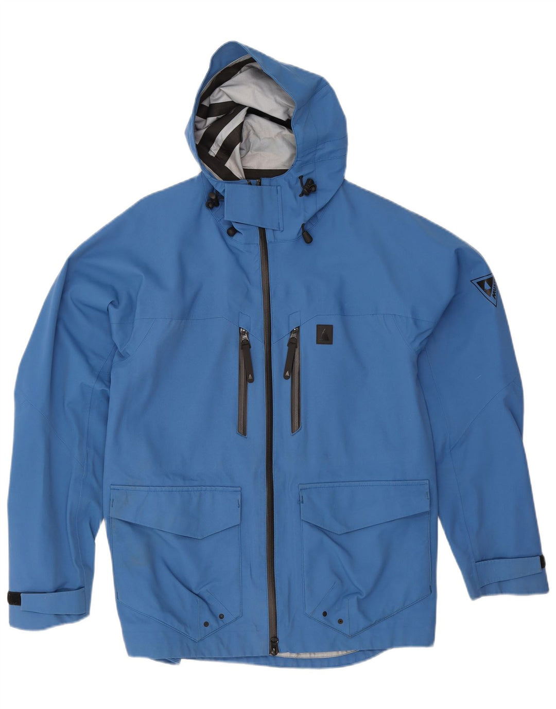 Musto Veste de pluie à capuche pour homme UK 38 Bleu moyen Polyamide