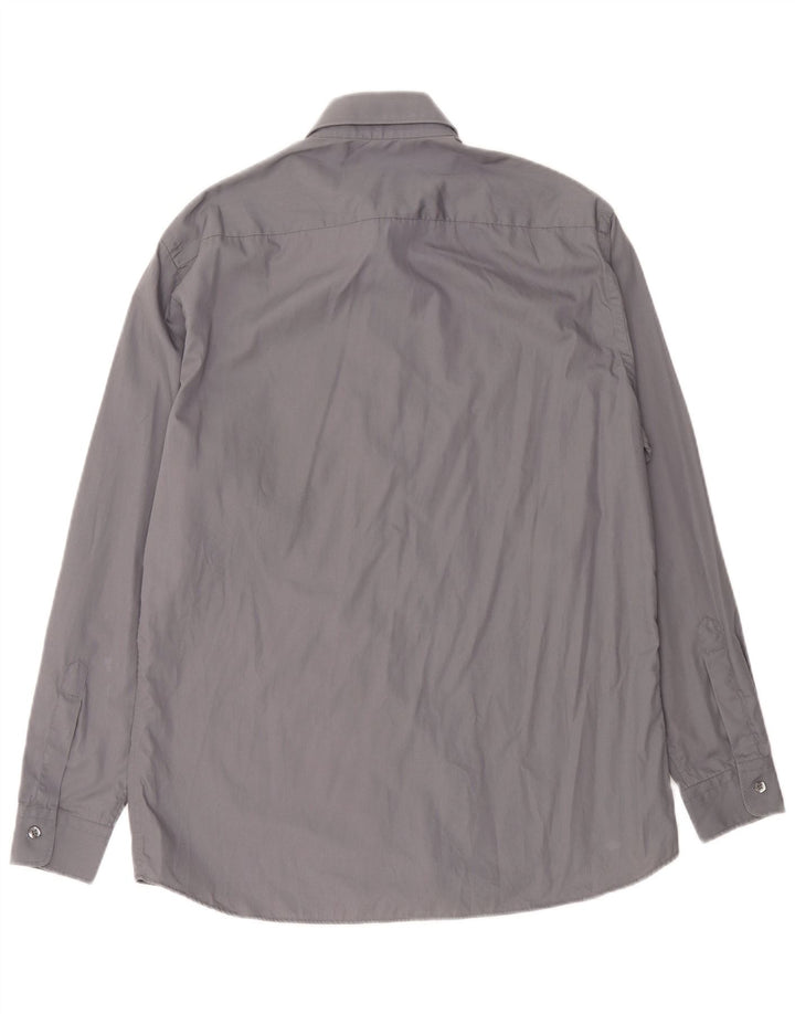 Hugo Boss Chemise Homme Taille 40 15 1/2 Gris Moyen