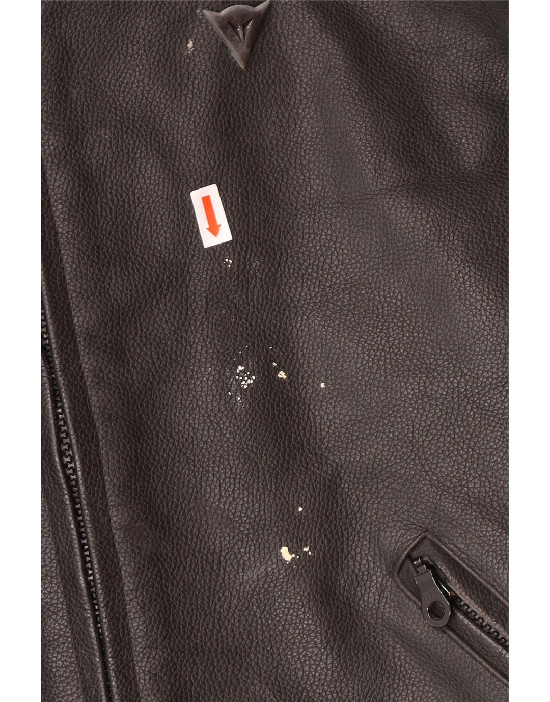 DAINESE Veste Graphic Racer Homme Taille 54 Grand Cuir Colorblock Noir