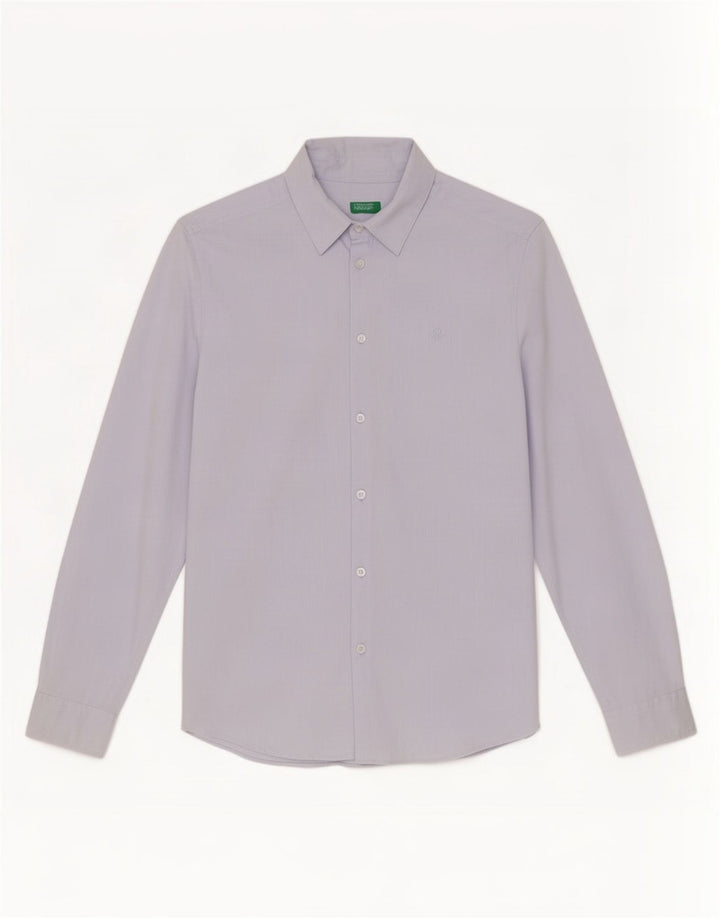 Benetton Chemise Homme XS Bleu