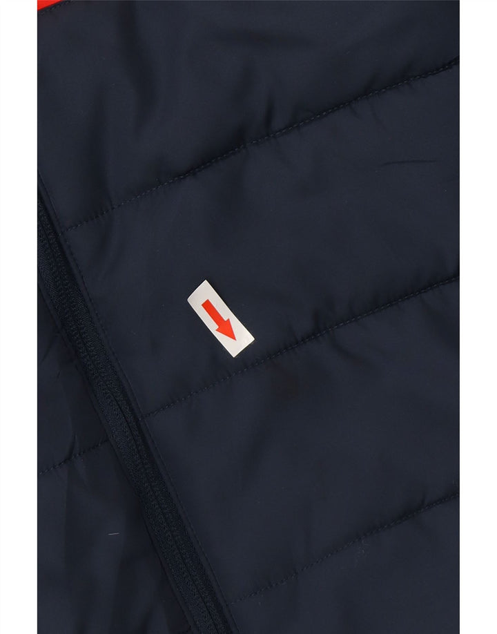 Puma Gilet rembourré garçon 7-8 ans Bleu marine Colorblock Polyester