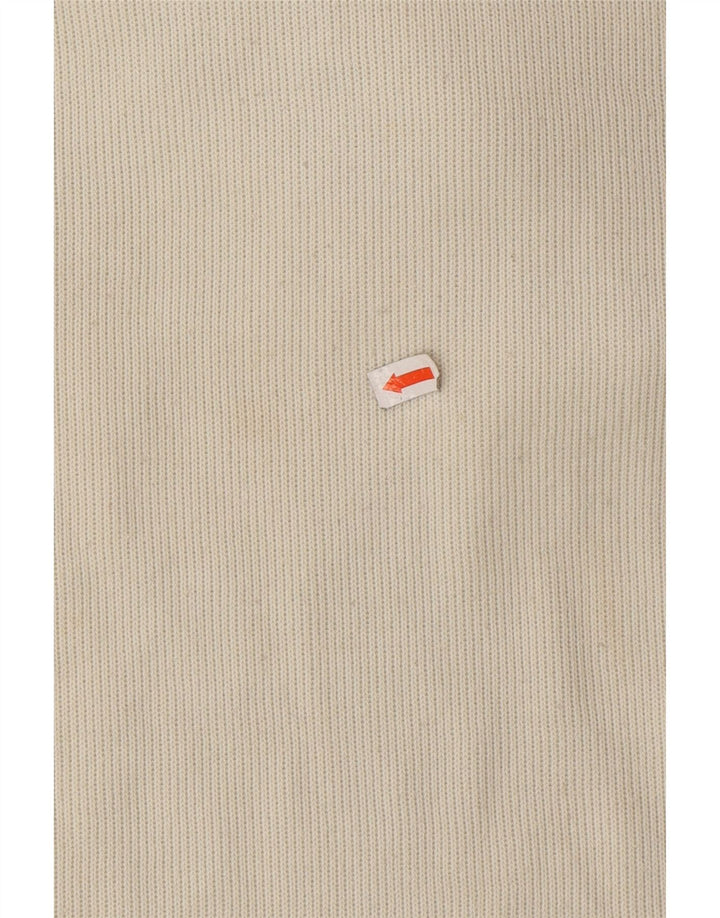 ELLESSE Pull col zippé homme XL gris coton
