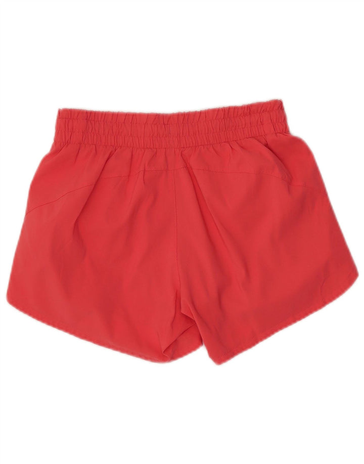 ATHLETA Short de sport pour femme UK 4 XS Rouge Polyester