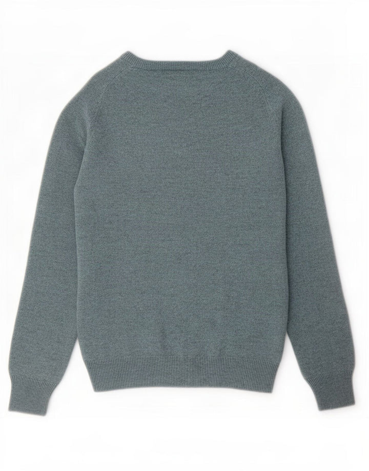 Marks & Spencer Pull coupe classique à col bateau pour homme, petit bleu