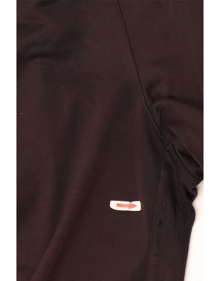 Diadora Pantalon de Survêtement Graphique Homme Large Noir Colorblock Polyester