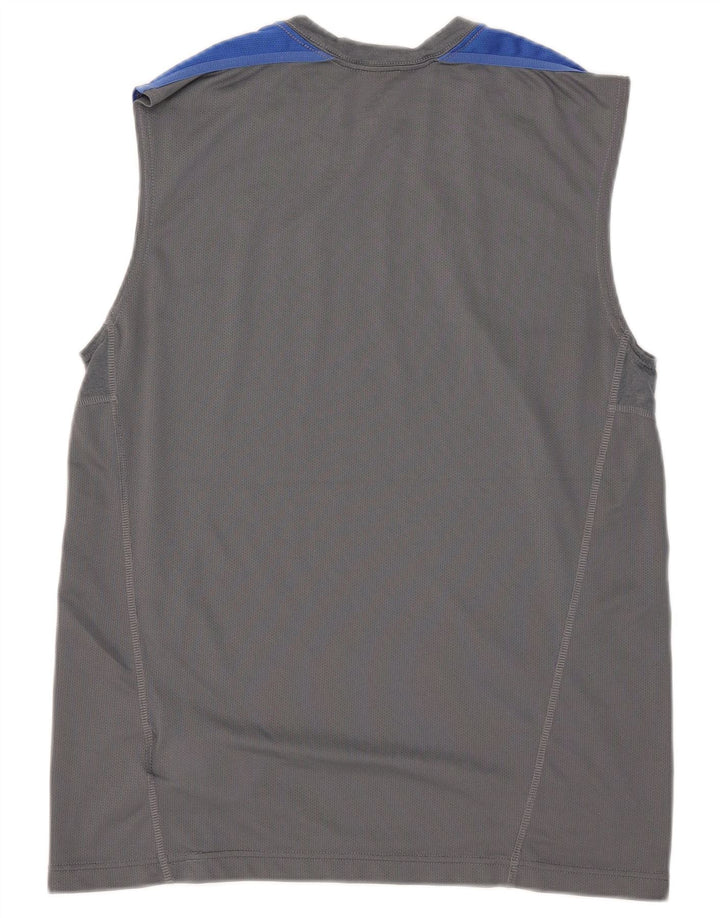 Nike Homme Dri Fit Débardeur Gris Moyen Colorblock Polyester