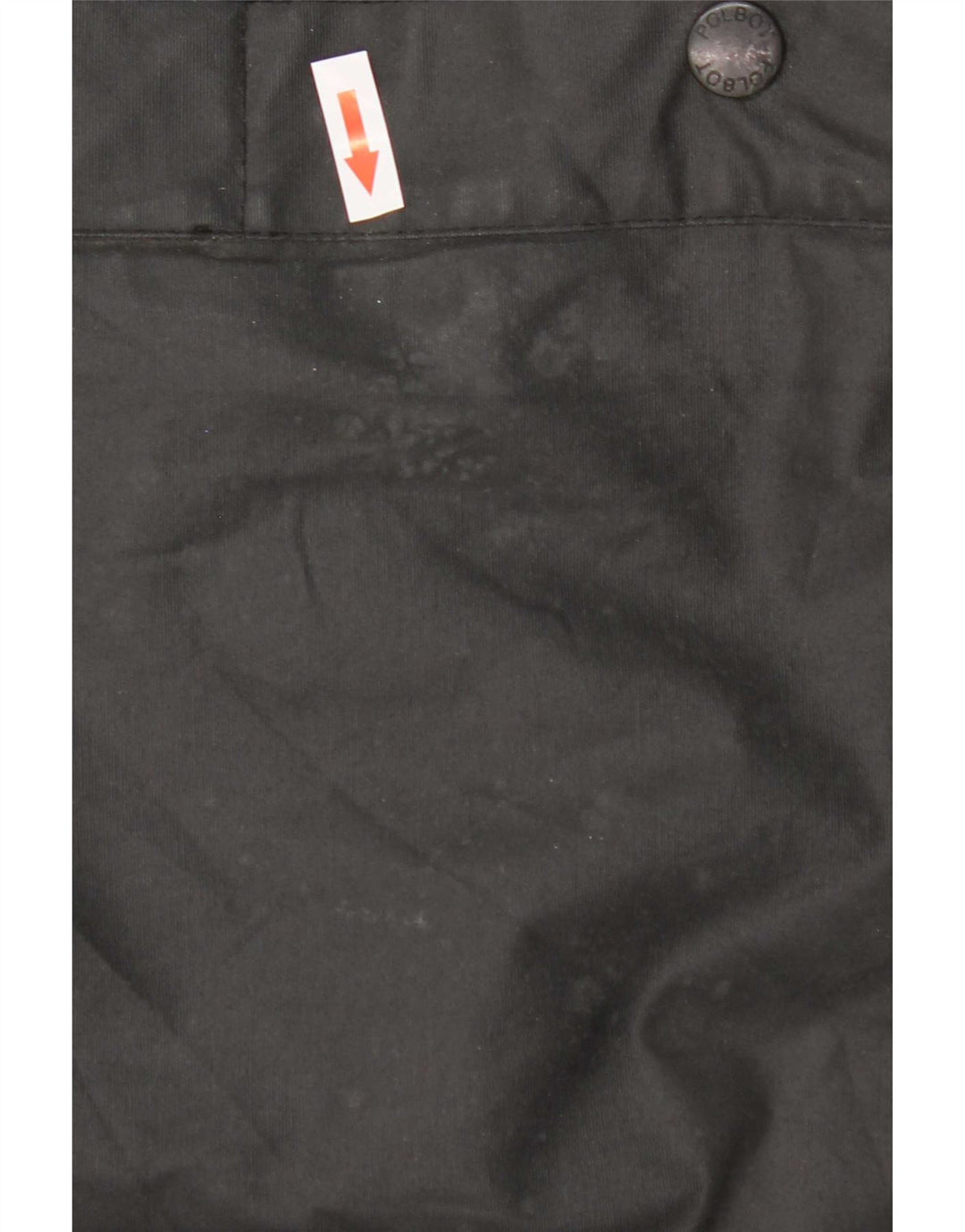 Polbot Veste en coton ciré pour homme UK 42 XL Noir