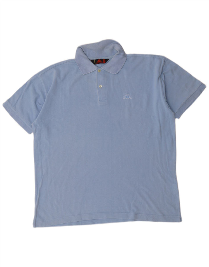 Kappa Polo Homme 2XL Bleu Coton