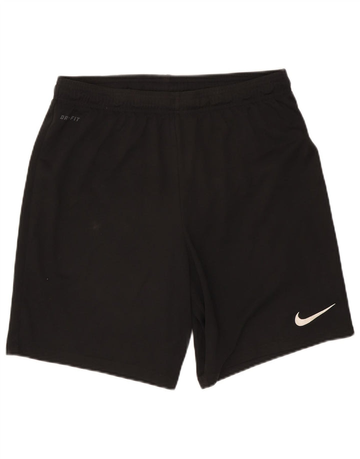 Short de sport Nike Dri Fit pour hommes, grand, noir, polyester