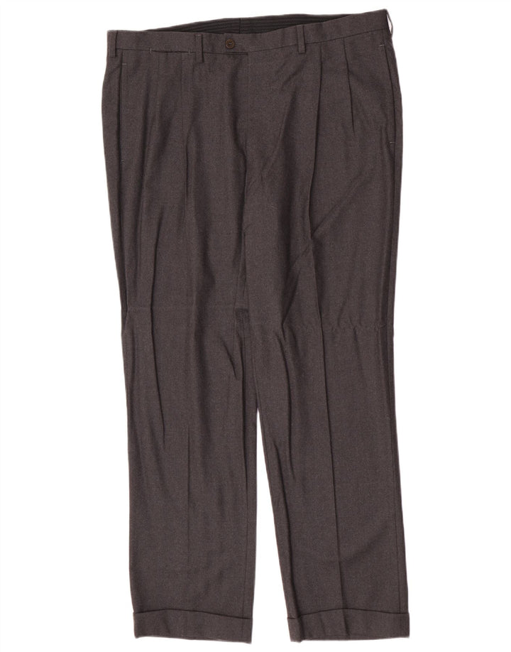 Kiton Pantalon de costume pour homme IT 52 XL W38 L30 Gris