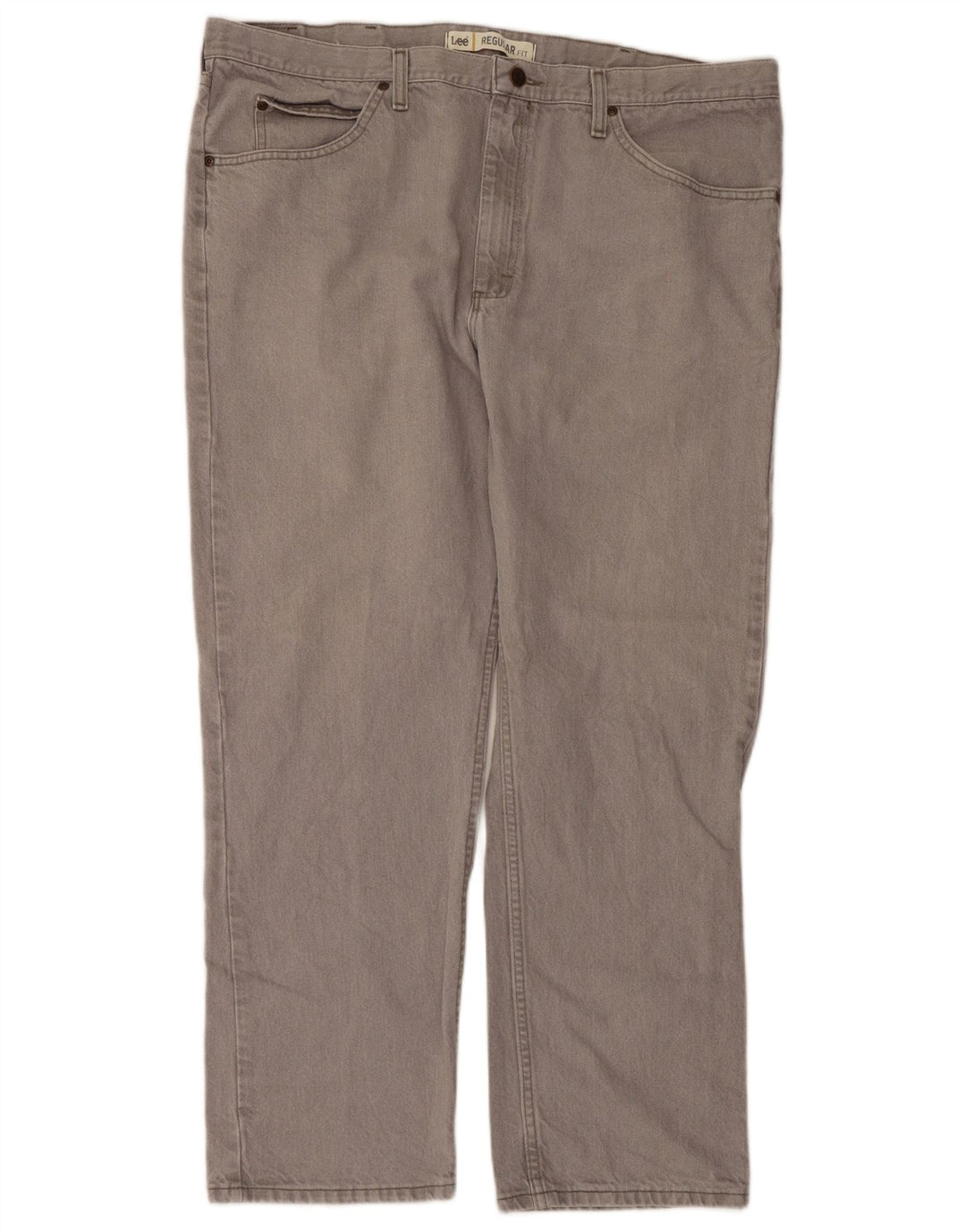 Lee Jean droit coupe droite W42 L30 homme gris coton