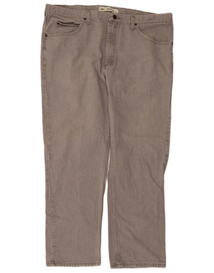 Lee Jean droit coupe droite W42 L30 homme gris coton