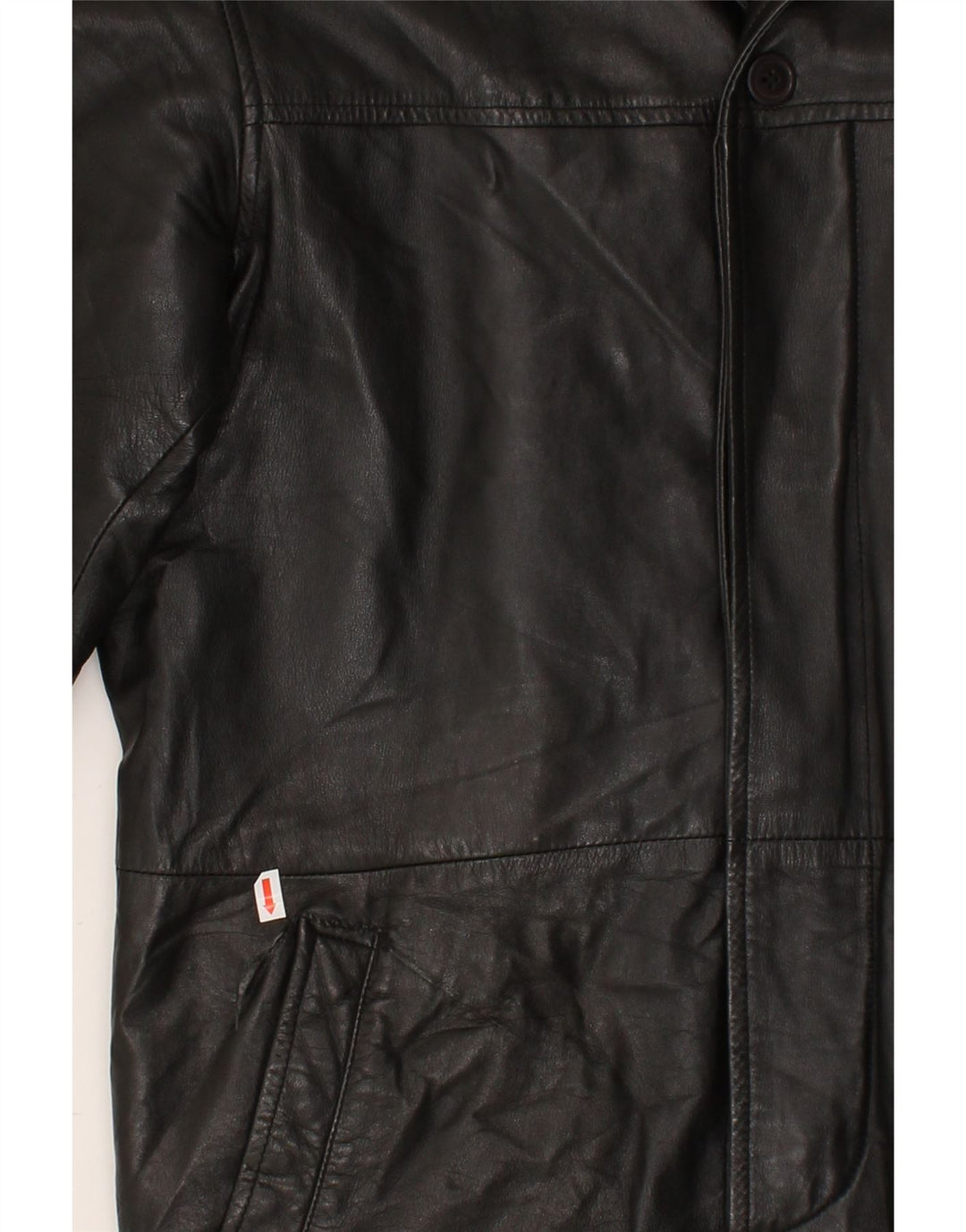 CONBIPEL Manteau en Cuir Homme IT 46 Petit Cuir Noir