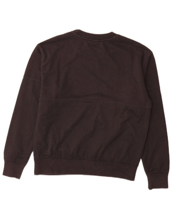 Champion Sweat-shirt graphique pour femme UK 16 Grand coton noir