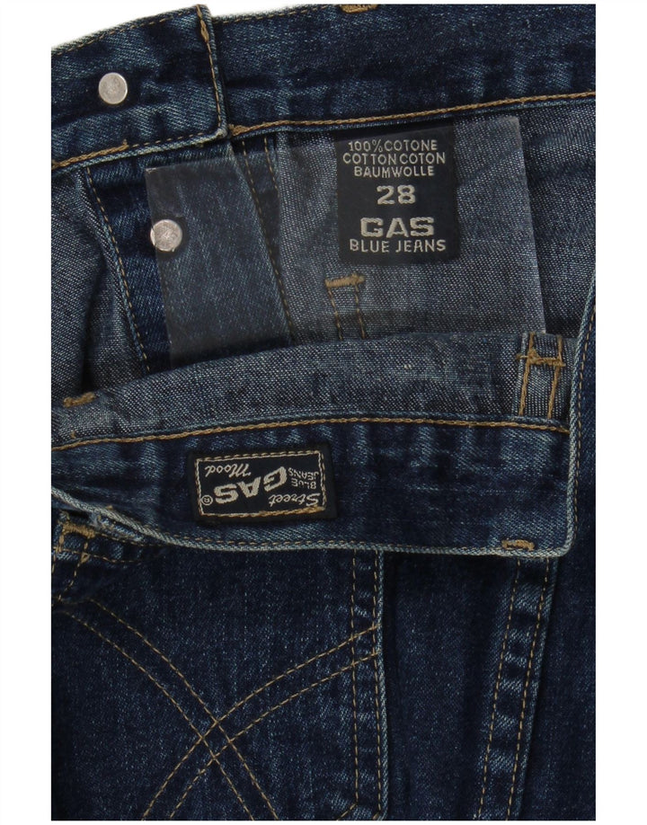 GAS Jupe en Jean Femme W28 Bleu Moyen Coton