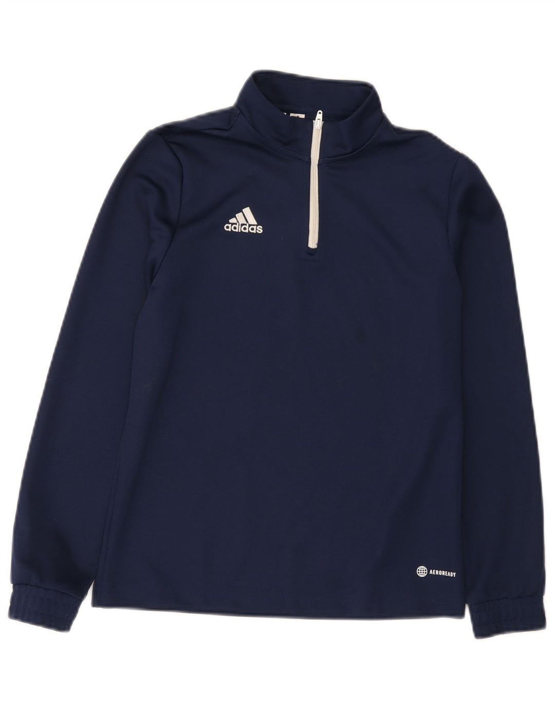 Adidas Garçon Aeroready Zip Neck Pull Survêtement Top 11-12 ans Bleu Marine